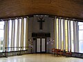 Interior, 2009, looking east (blue glass window blocked outside)