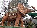 The concrete elephant “George” at the Nimmitabel Bakery