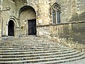 Steps leading to the Saló del Tinell and the Chapel of St. Agatha