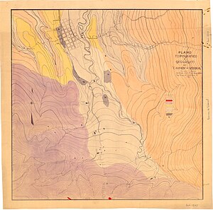 Mapa del Carmen de Viboral (1939)