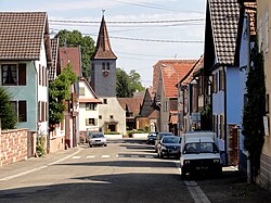 Skyline of Quatzenheim