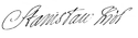 Stanisław I's signature