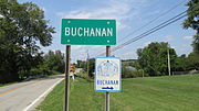 Buchanan community sign