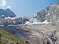 Sicht auf Rosenlauigletscher und Dossen links