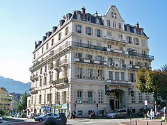 Vue d'un monument historique d'Aix-les-Bains.