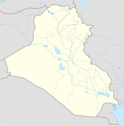 Nimrud trên bản đồ Iraq