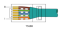 RJ-45 TIA-568B left