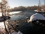 Sillerboån från Kaffebron i Tallåsen