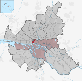 Sankt Pauli binnen Hamburg