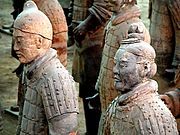 Soldats en terre cuite du Mausolée de l'empereur Qin