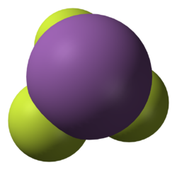 Struttura cristallina del trifluoruro di antimonio