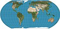 Image 35The Equal Earth projection (2018), an increasingly popular equal-area pseudocylindrical projection for world maps (from Cartographic design)