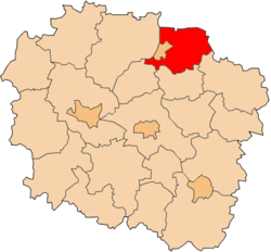 Location within the voivodeship