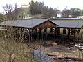 Linker Seitenschuppen des Tramway Museums