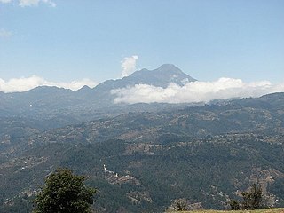 The summit of Volcan Tajumulco is the highest point of Guatemala and Central America.