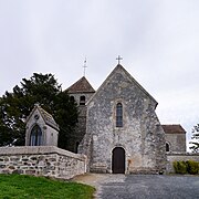 Façade ouest-sud-ouest avec l'entrée