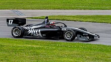 Hedge in his 2024 Indy NXT car at Mid-Ohio