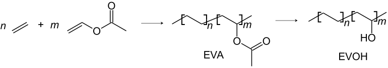 Synthese von EVOH