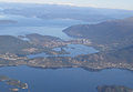 Husnes y el Hardangerfjord