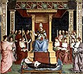 Image 13Pope Pius II canonizes Catherine of Siena. (from Canonization)