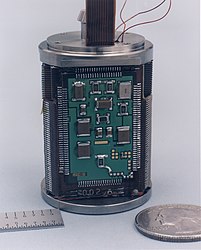 Vue du microcontrôleur détaché de la sonde.