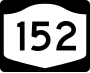 New York State Route 152 marker