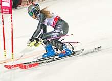 Resi Stiegler in Hammarbybacken World Cup 2018