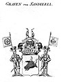 Wappen derer Grafen Sandizell im Wappenbuch des gesammten Adels des Königreichs Baiern, 1818