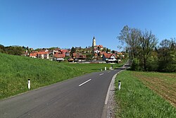 Sankt Josef seen from the west