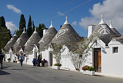 Three trulli.