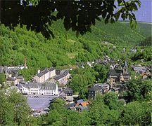 Blick vom Fellberg auf Steinach und den Großen Mittelberg