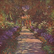 Claude Monet: Sendero en el jardín (1902)