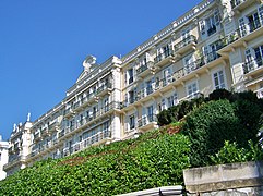 Vue d'un monument historique d'Aix-les-Bains.