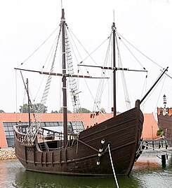 A replica of the Pinta in Palos de la Frontera, Huelva