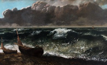 Gustave Courbet, La Vague, 1869.