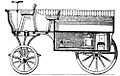 Schnittzeichnung des Hippomobile von Étienne Lenoir (1863)