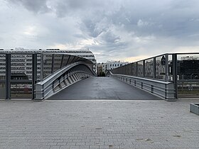 La passerelle en août 2021.