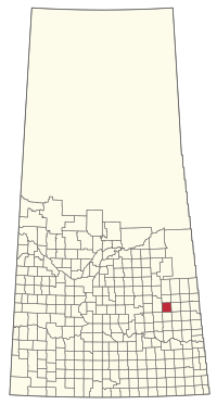 Location of the RM of Insinger No. 275 in Saskatchewan