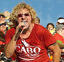 Hagar saat tampil di Moondance Jam tahun 2008