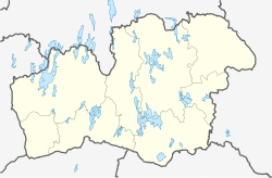 Location map of Kronoberg County in Sweden