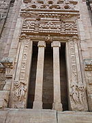 One of the four entrances of the Teli ka Mandir, built by the Pratihara emperor Mihira Bhoja.[206]