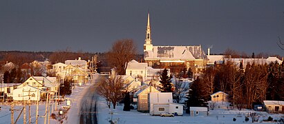 Église street in Saint-Arsène.