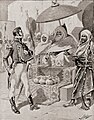 Image 57Captain William Bainbridge paying tribute to the Dey of Algiers, c. 1800 (from Barbary pirates)