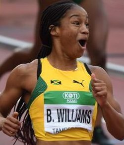 Briana Williams vuonna 2018.