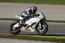 Gary McCoy op de Ilmor X3-racermotor