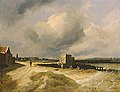 View of Irishtown from Sandymount, 1823, Oil on canvas, 14 x 18 in, 35.5 x 45.7 cm.