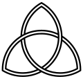 Un semplice simbolo triquetra.