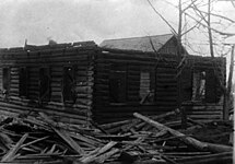 Synagogue incendiée, 1923