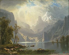 Albert Bierstadt, W Sierras, 1868