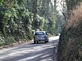 The aptly named Hollow Lane, Canterbury, UK, joins the city to the Roman road, Stone Street